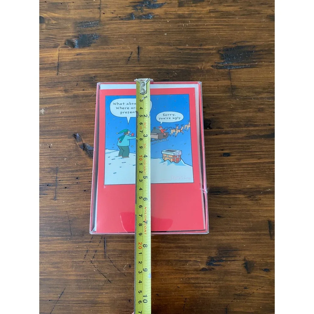 Hallmark Shoebox Funny Christmas Cards Boxed Set 18ct Revilo Santa SBX3592
